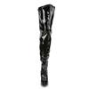Pleaser Pink Label - SEDUCE3000WC Cuissardes - Chaussures de pole dance - Noir Product image